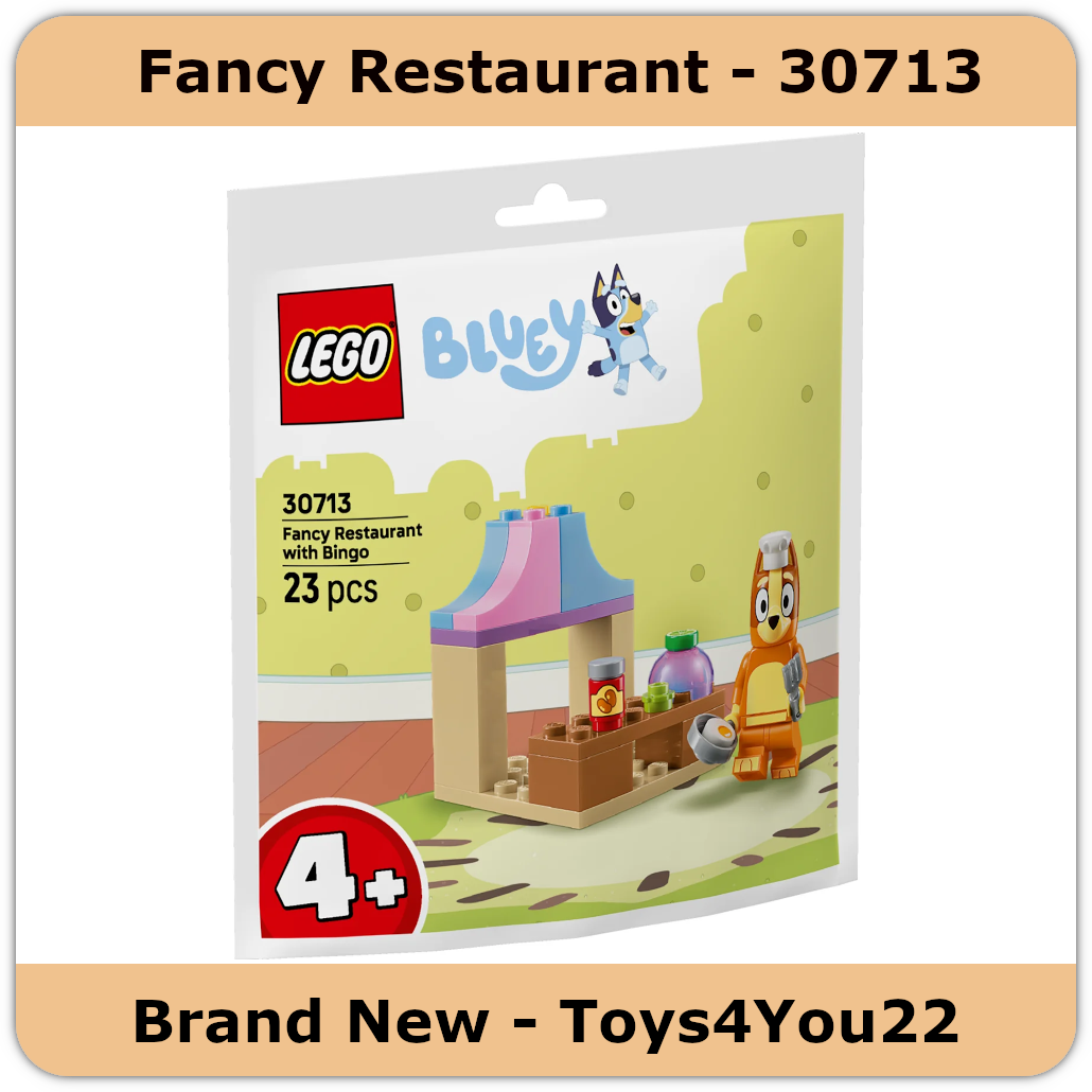 LEGO Bluey Fancy Restaurant with Bingo 30713