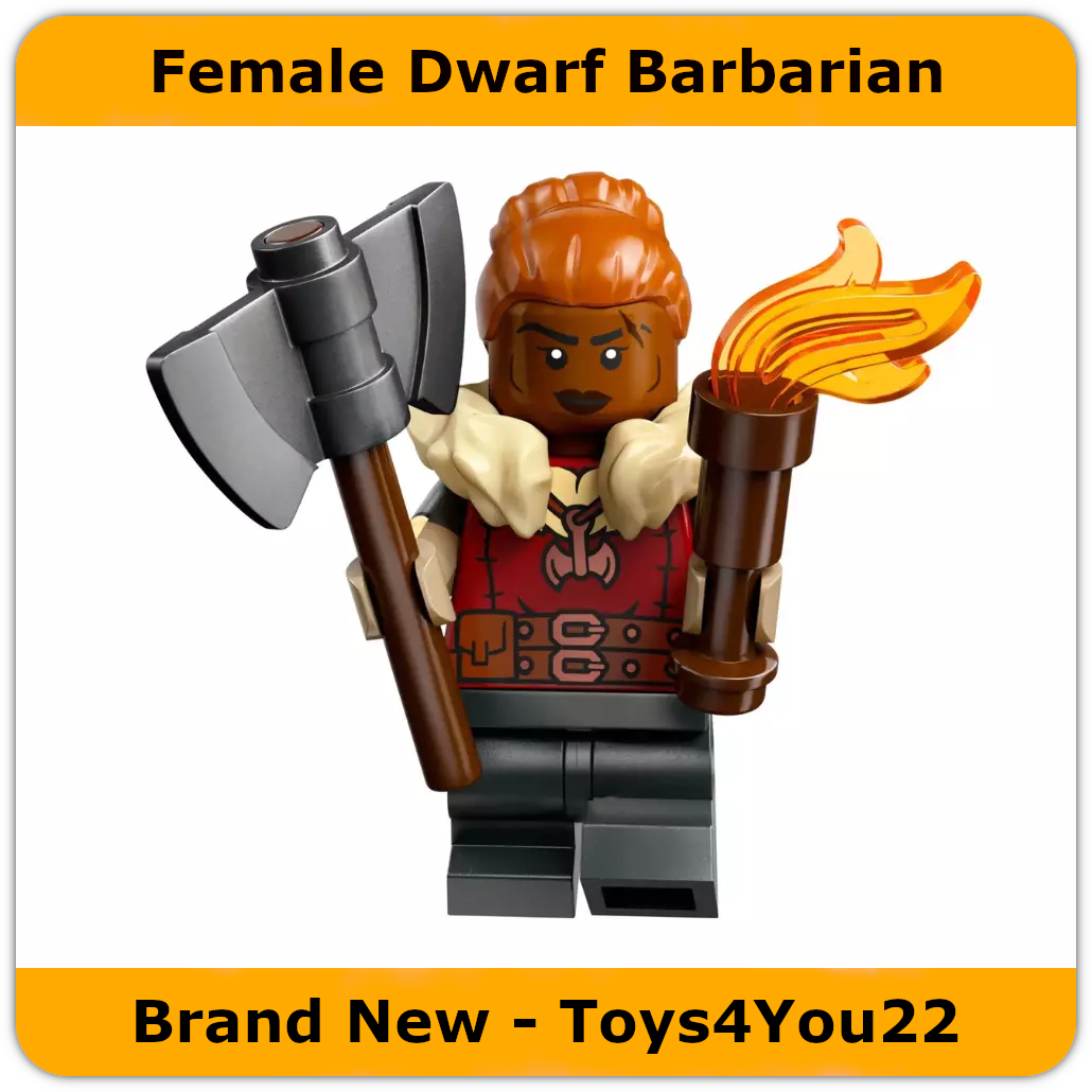 LEGO 71047 - Dungeons and Dragons - Female Dwarf Barbarian