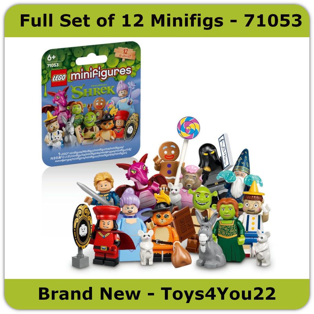 LEGO Shrek Minifigures 71053 complete set of 12