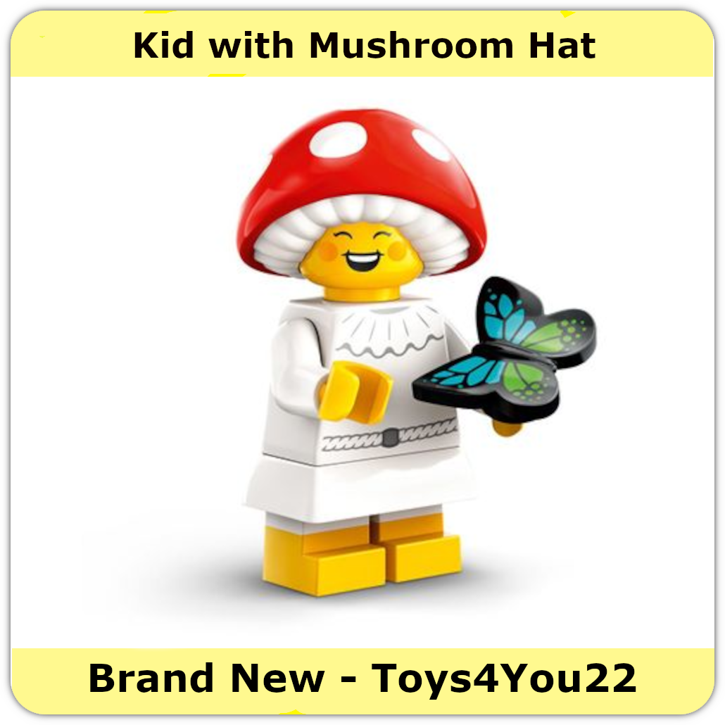 LEGO 71045 - Series 25 - Kid with Mushroom Hat