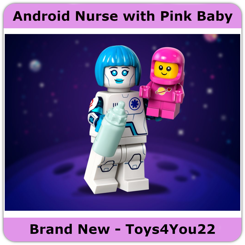 LEGO 71046 - Series 26 - Space - Android Nurse with Pink baby