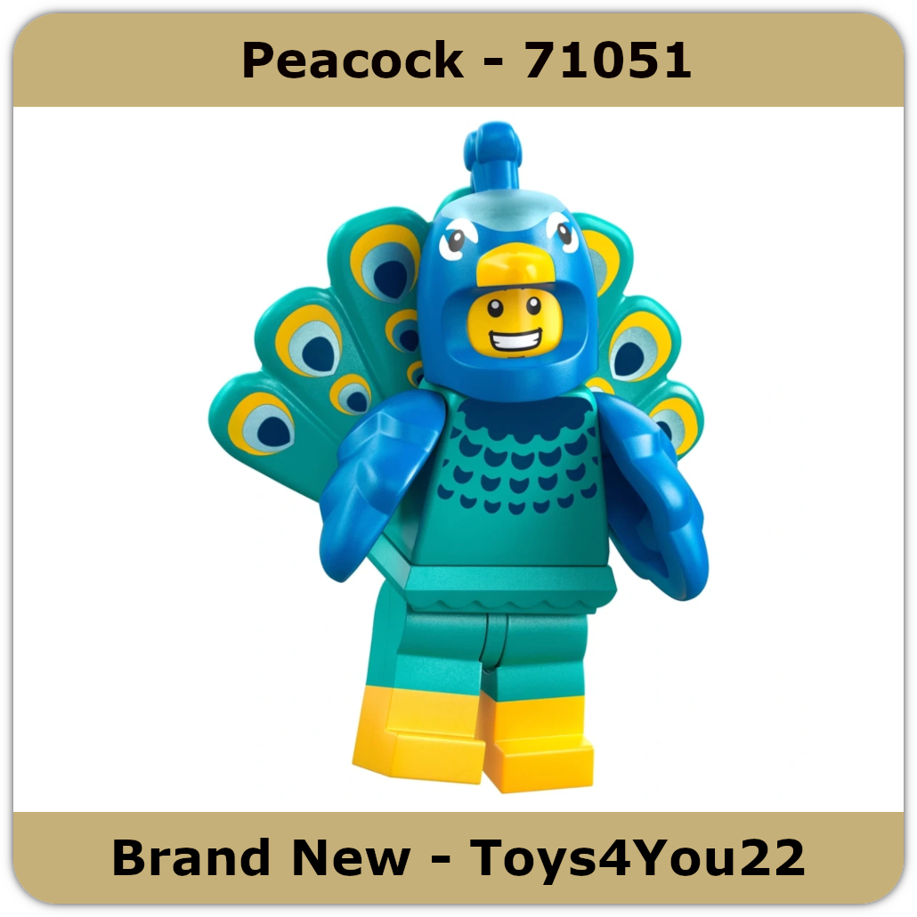 LEGO 71051 - Series 28 - Animal Costumes - Peacock