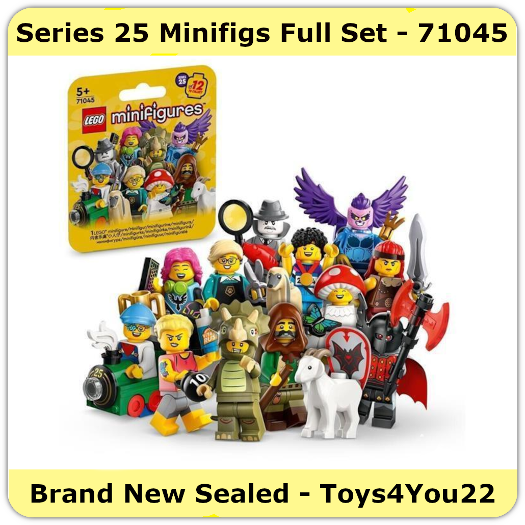 LEGO 71045 - Series 25 - Full Set of 12 Minifigures