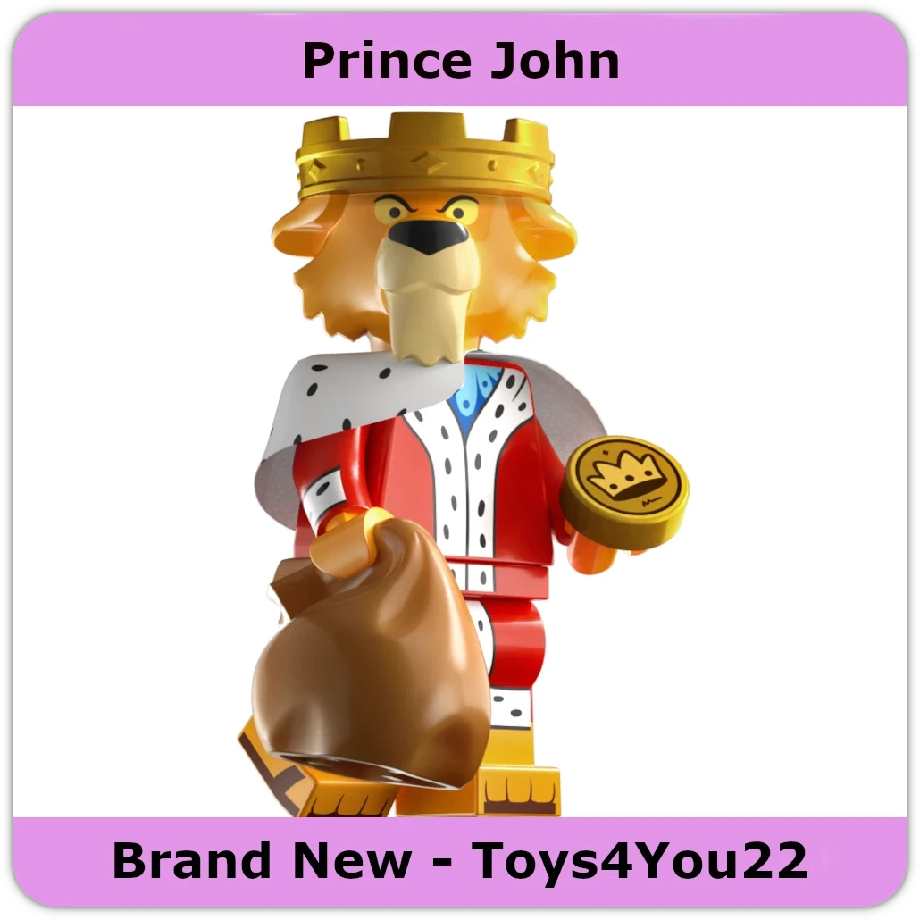 LEGO 71038 - Disney 100 Series 3 - Prince John
