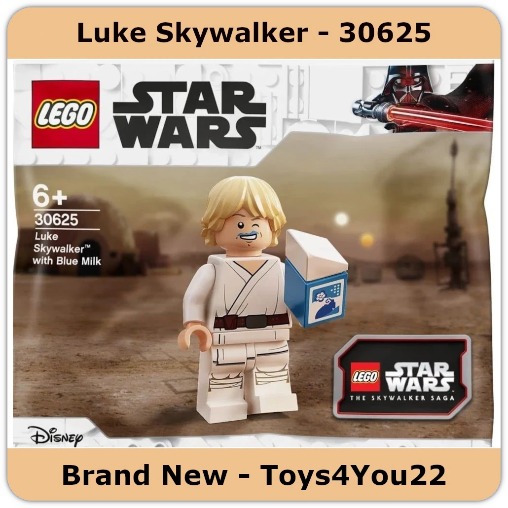 Lego 30625 Star Wars Skywalker Saga Luke With Blue Milk